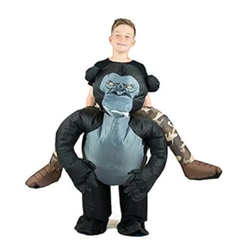 Amazon.com: Bodysocks Gorilla Ride Inflatable Costume for